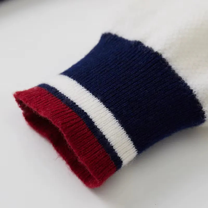 Cardigan Masculino Gola V Elegante Estilo Oxford