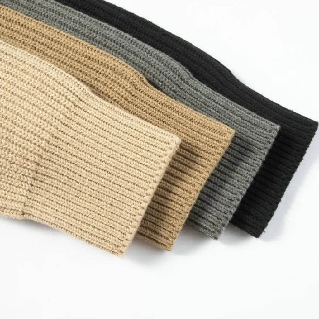 Cardigan Masculino em Tricô Canelado