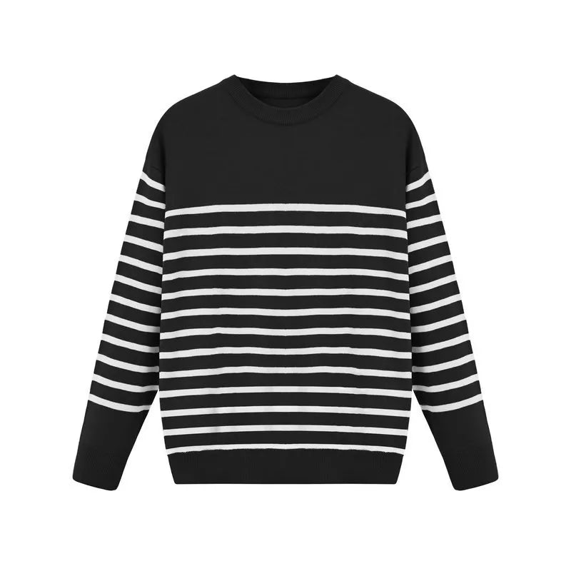 suéter masculino, suéter listrado masculino, suéter masculino em tricô, suéter de tricô premium, suéter listrado em tricô, suéter masculino elegante, suéter casual masculino, suéter masculino inverno, suéter masculino confortável, suéter masculino com listras, malha listrada masculina, roupa masculina de frio, suéter moderno masculino, suéter masculino para sobreposição, suéter com gola careca, suéter básico masculino, suéter versátil masculino, moda masculina outono inverno, suéter de malha listrado, suéte